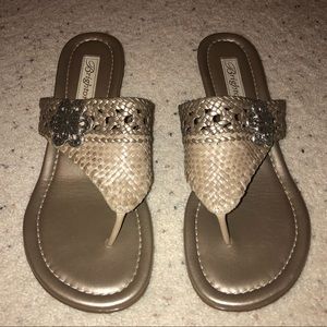 Lanai Platinum Brighton Shoes, size 9 barley warn